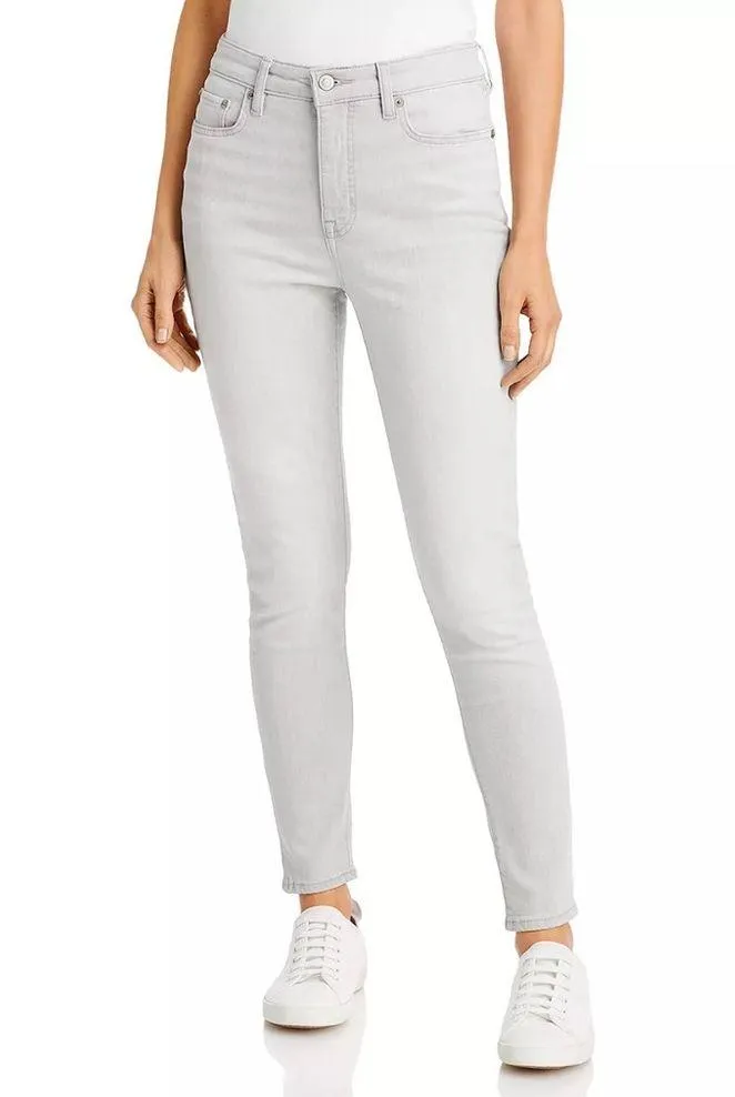 Lauren Ralph Lauren High Rise Skinny Ankle Jeans, Grey, Size 10 New w/Tag $99.5 - Image 10