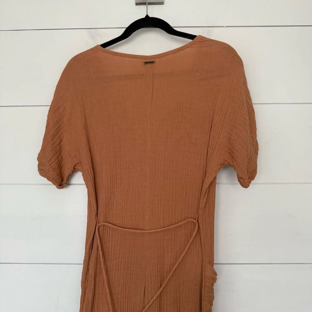 Billabong Women’s XS Brown Gauze LagenLook Jumpsuit - Image 4