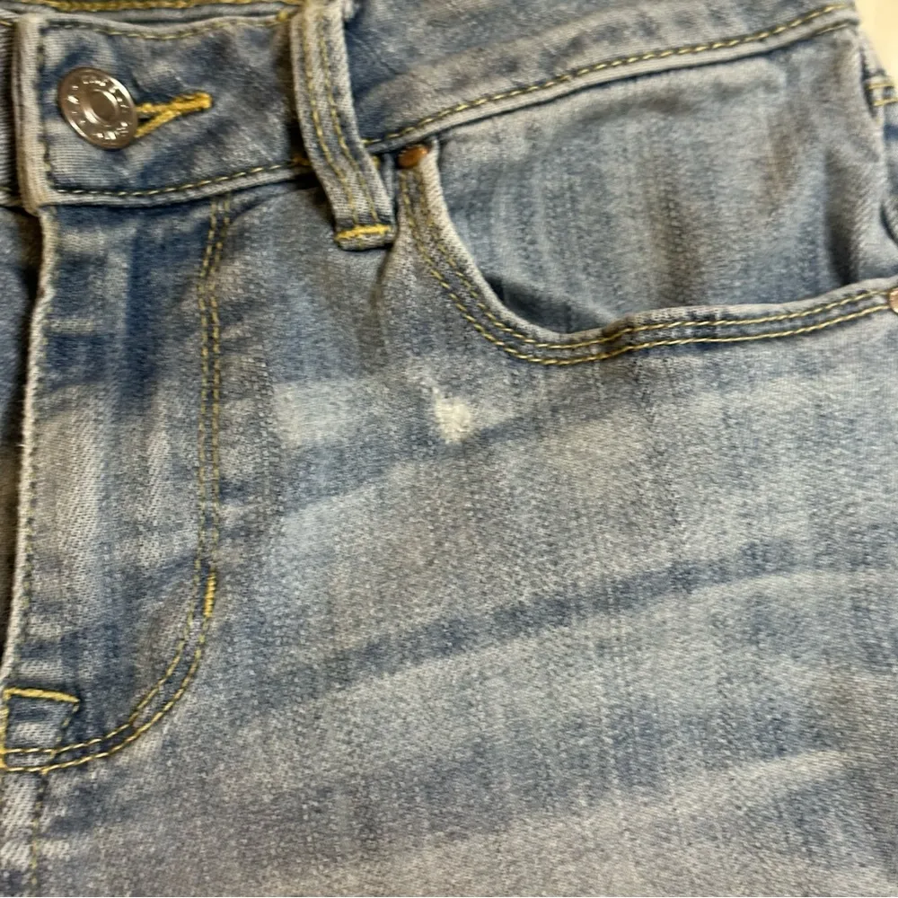 Pacsun Mid-Rise Skinniest Ankle Two Tone Patch Jeans 25 - Image 7