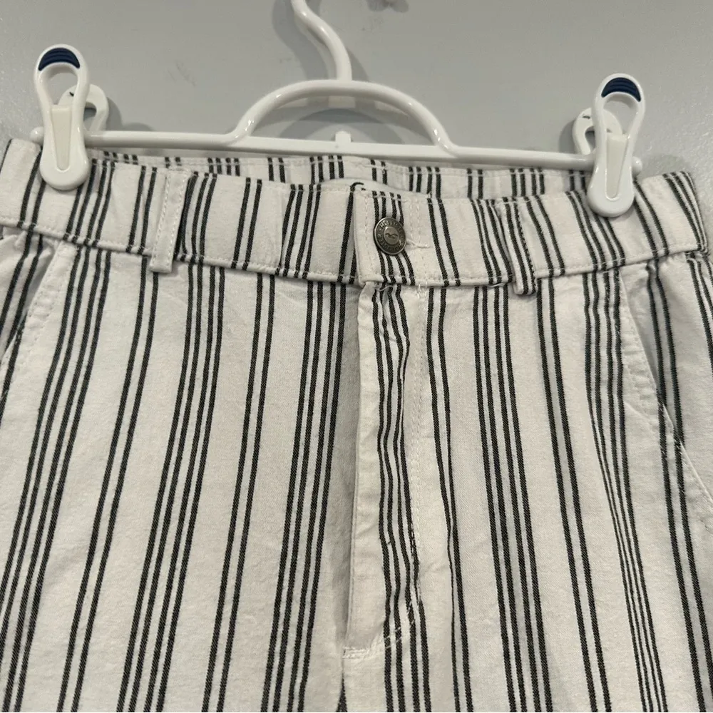 Hollister Ultra High-Rise Striped Pants, Navy/White, XS - Image 2