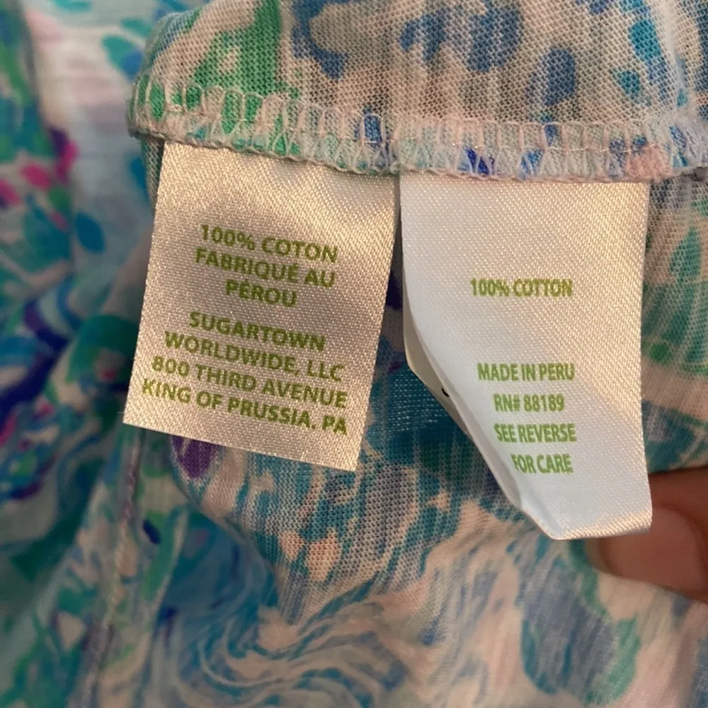 Lilly Pulitzer Etta Top Amethyst Tint Craysea - Image 3