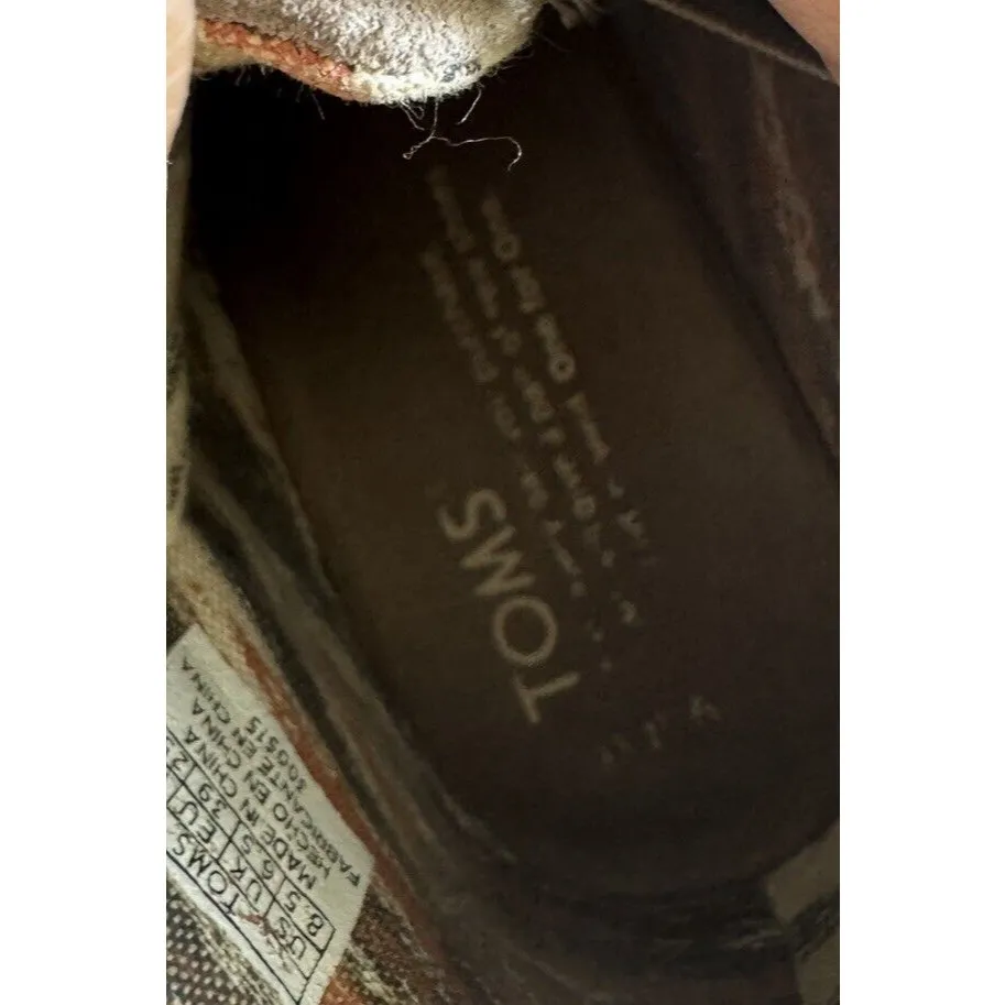 Toms Boots Women’s Kala Chukka Wedge Ankle Suede‎ Lace Up Booties Beige Size 8.5 - Image 6