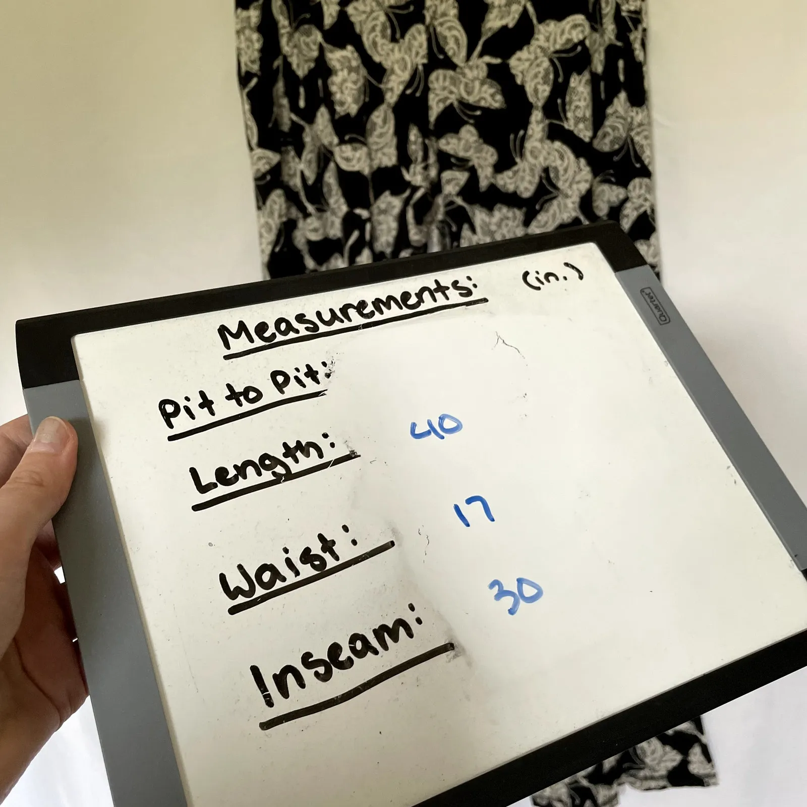 Soma black white butterflies soft pajama pants pockets rayon women's size large - Image 6