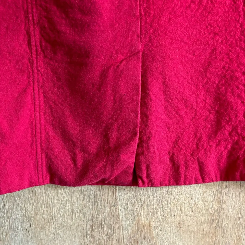 Brooks Brothers Wool Blend Red Pencil Skirt Plus Size 16 - Image 4