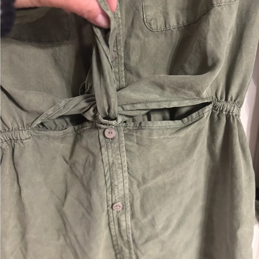 Sanctuary Women’s Green tie‎ front t-shirt dress, small - Image 6