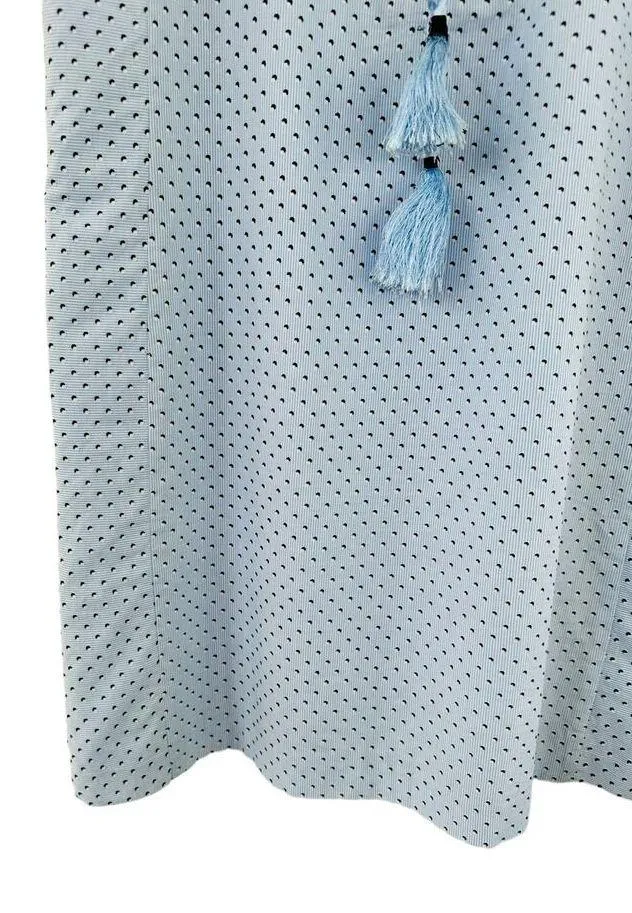 Cooper and Ella Isabel Cotton Sleeveless Tassel Tunic Shift Mini Dress Small - Image 6