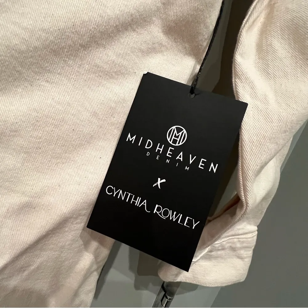 Cynthia Rowley x Midheaven Denim NWT Penelope "Natural" Shirt Jacket - Image 8
