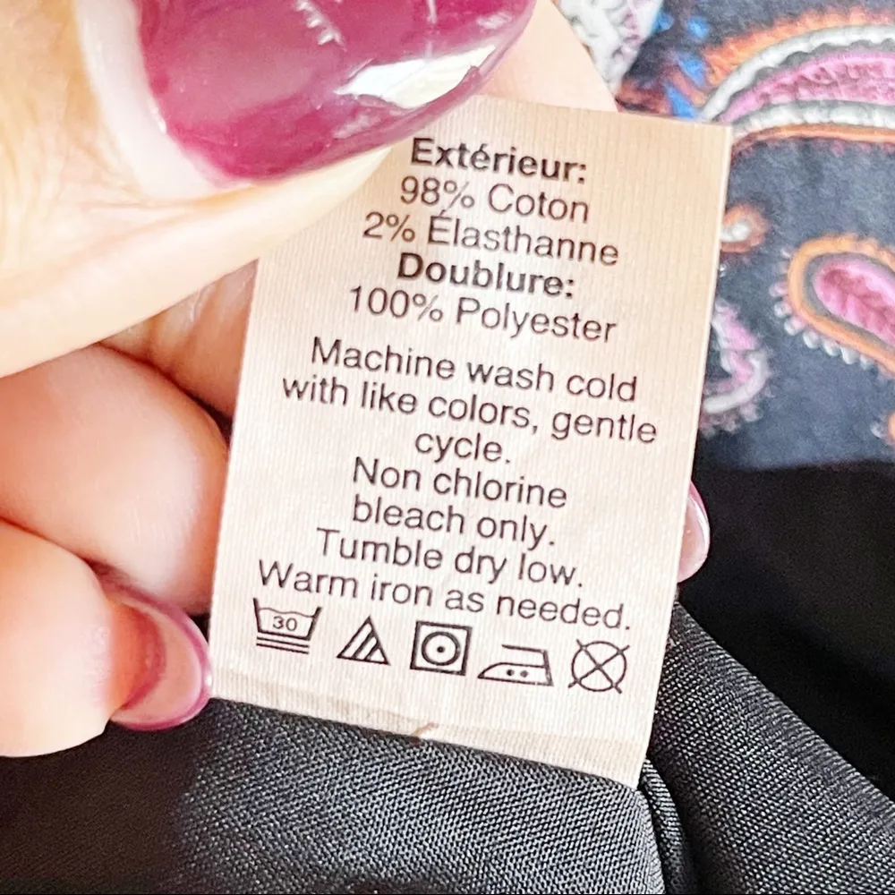 J. CREW | Paisley Print Pencil Skirt Sz 2 - Image 19