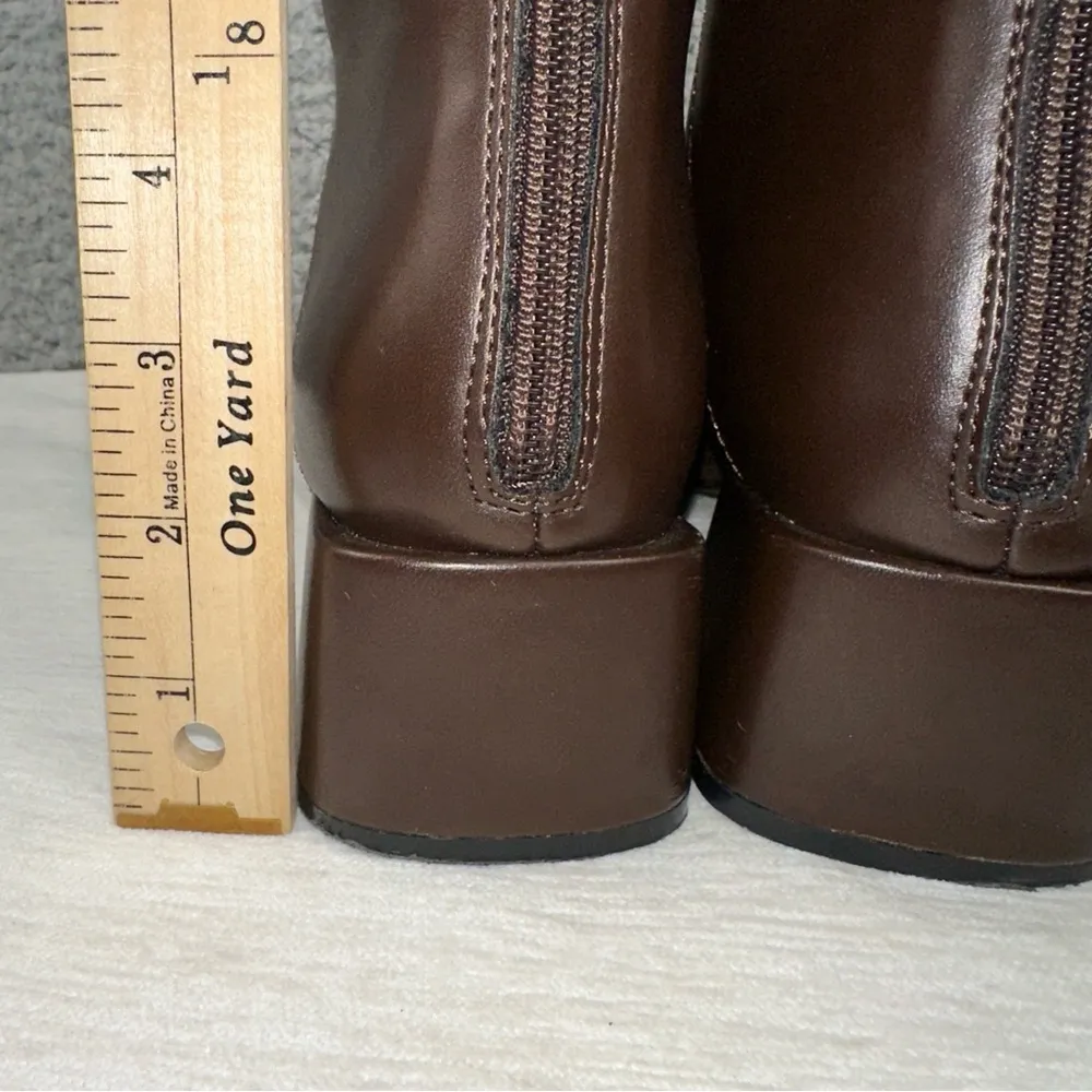 Journee Collection Shoes Womens 7.5M Consuello Pointed Toe Block Heel Booties - Image 9