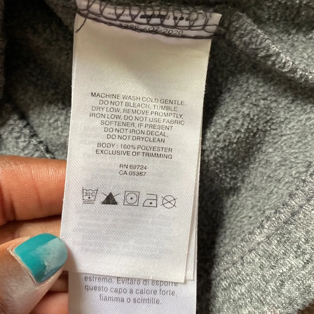 Columbia Quarter Zip Fleece Lined Hoodie SIZE XS - Image 4