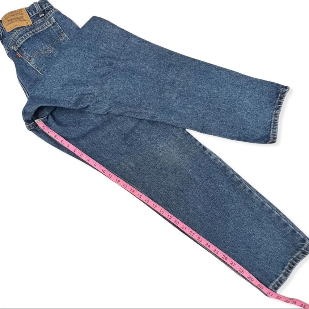 LEVI’S Vintage 90’s Orange Tab Loose Fit Straight Leg Jeans 15961 - Image 10