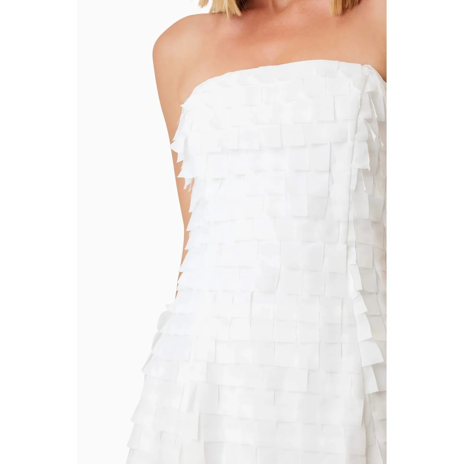 NWT Elliatt Hailey Strapless Mini Party Dress‎ In White Sz Small $269 - Image 6