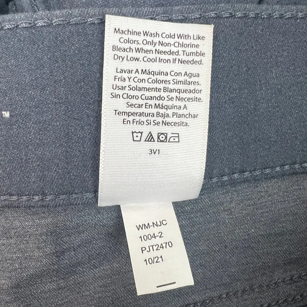 Terra & Sky Womens Pull On Pants 3X Crop Leg High Rise Stretch Spring Summer - Image 10