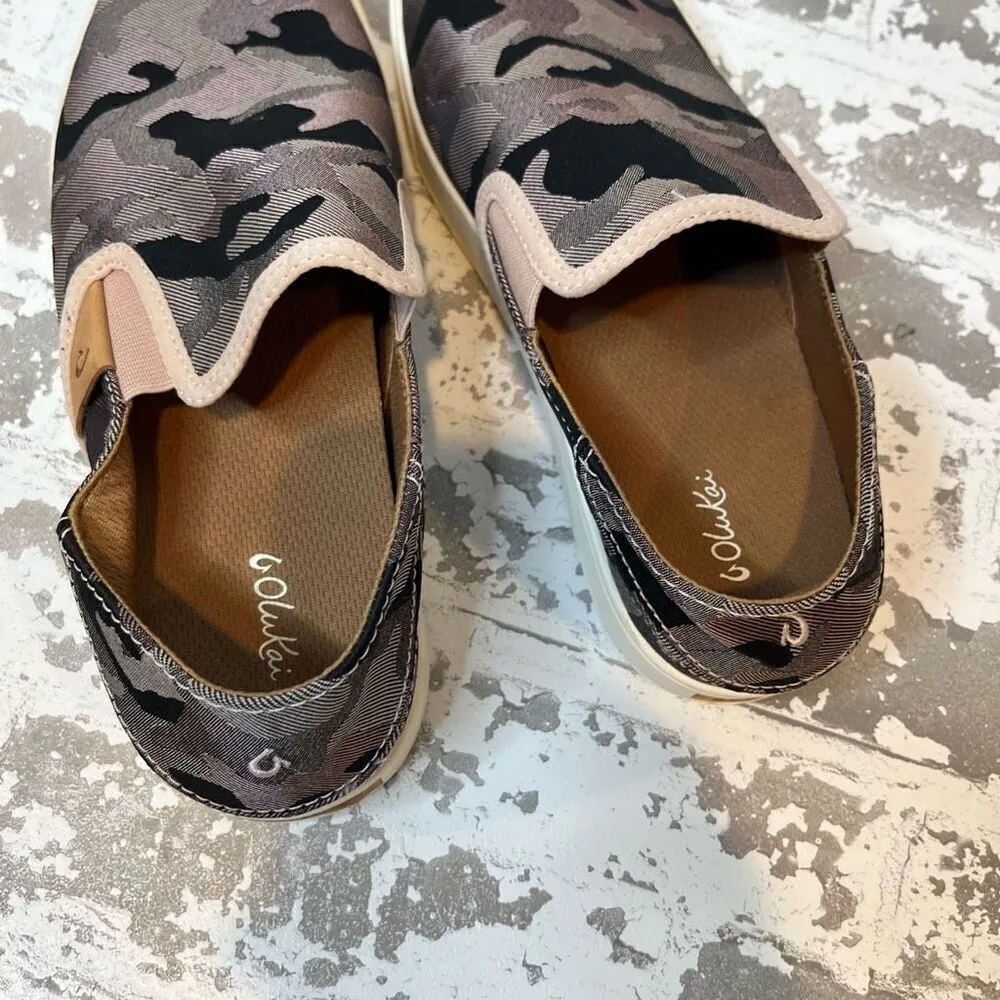 Olukai | pink camo slip on loafers Size 10 - Image 3