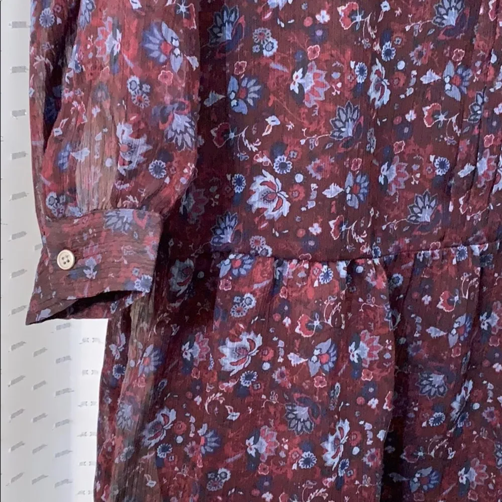 🌟Host Pick✨Loft-Floral Pleated Flounce Dress - Image 3