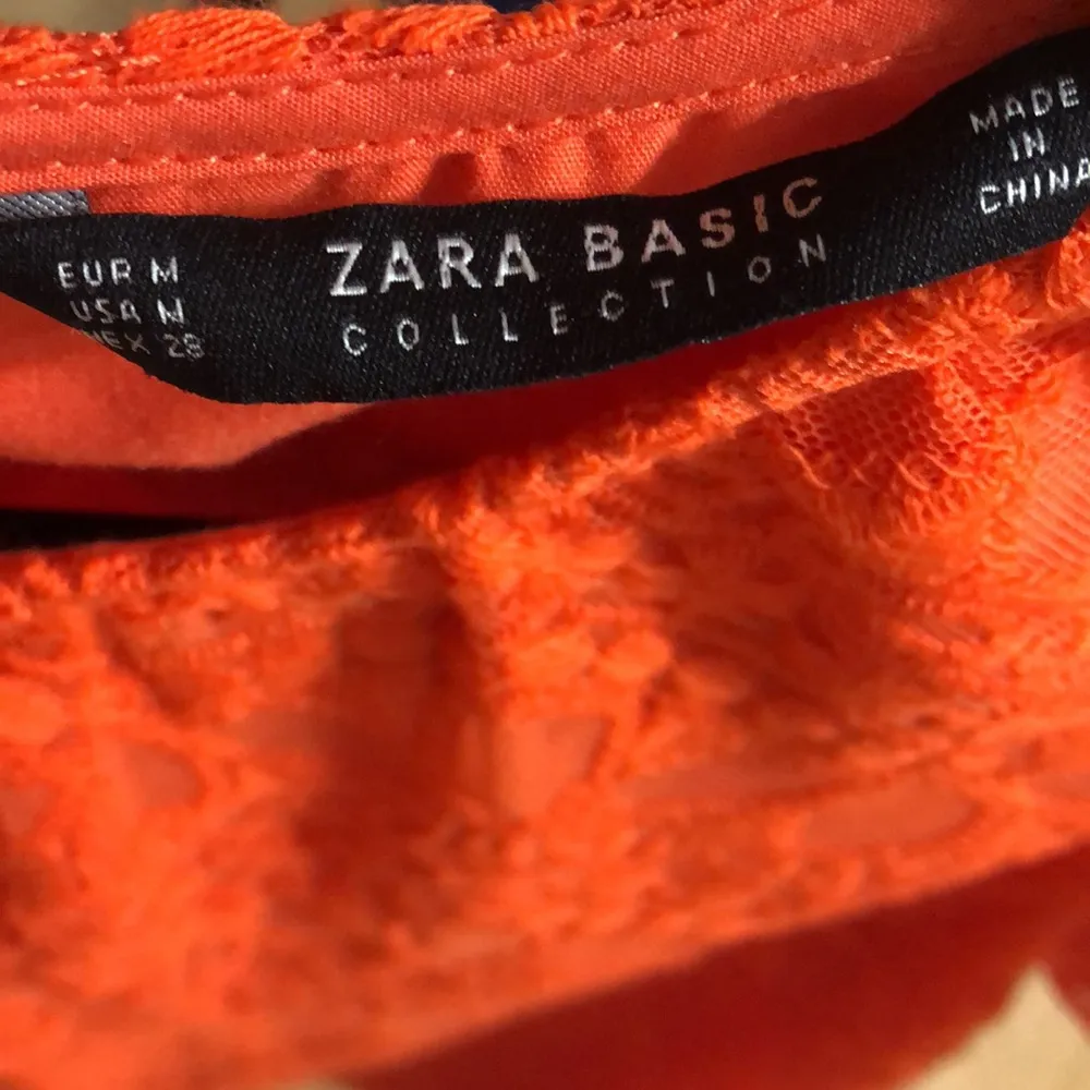 Zara lace dress orange - Image 3