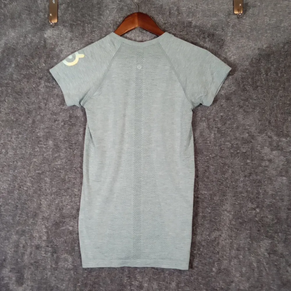 Lululemon Peloton Swiftly Tech Short Sleeve 2.0 Tidewater Teal Vapor Womens 6 - Image 3