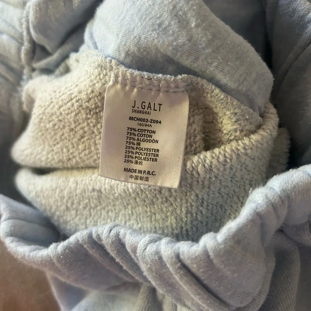 Brandy Melville John Galt light blue sweatpants - Image 4