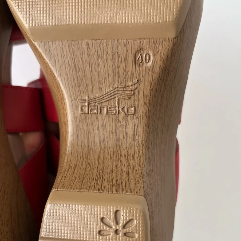 Dansko Sandler wedge sandals the walking company 40 US 9 - Image 10