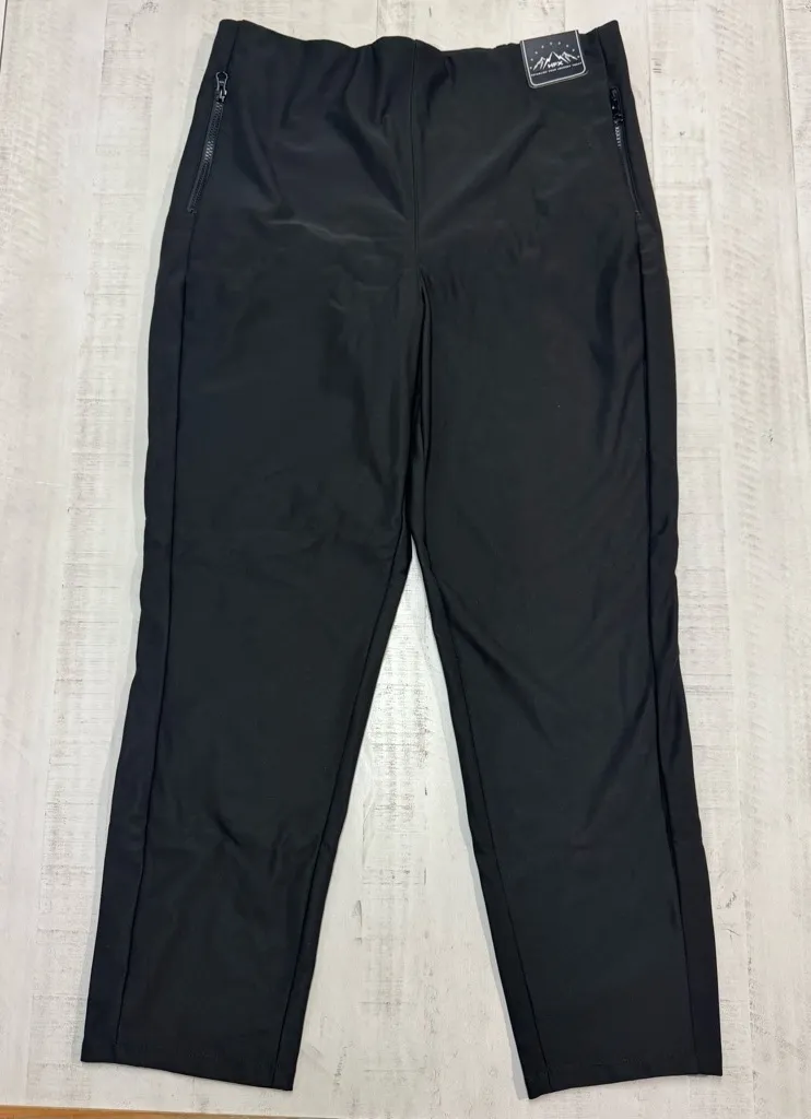 HFX winter tech pant fleece lined inside flexible fit tapered leg opening Black Size XXL - Image 1