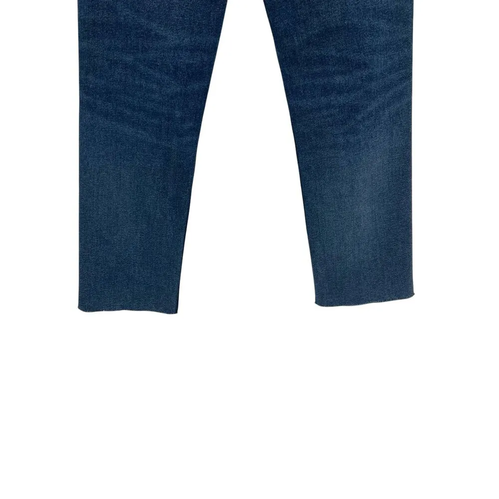 RE/DONE 70s Stove Pipe Jeans Worn True Indigo Blue Denim Size 26 - Image 11