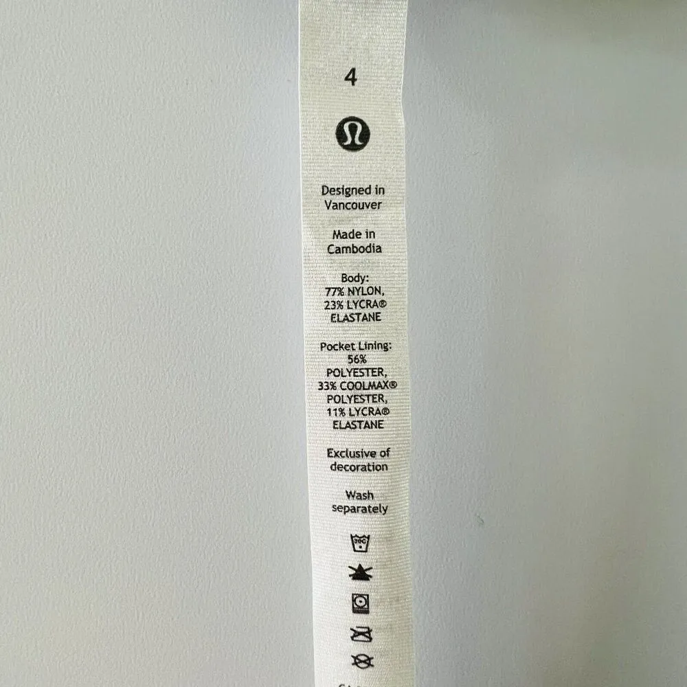 LULULEMON ATHLETICA Undertone Black Multi Wunder Train HR Tight 25" Leggings-US4 - Image 6