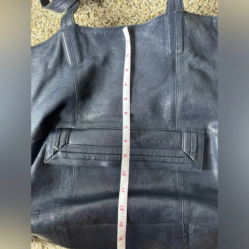 See By Chloe  Navy Blue Leather Tote Bag‎ CP - Image 9