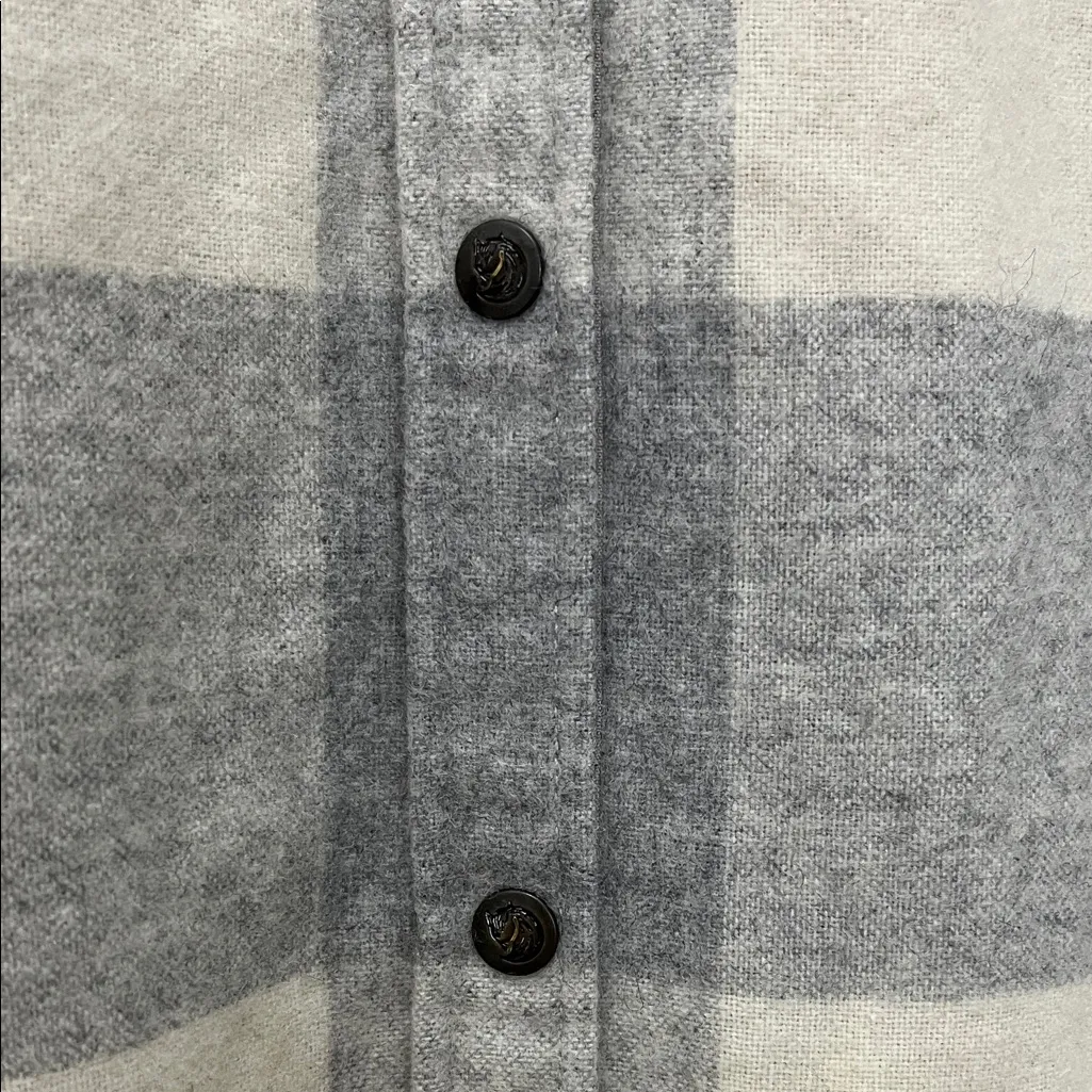 Fjall Raven Canada Shirt Button Snap Fog - Image 8