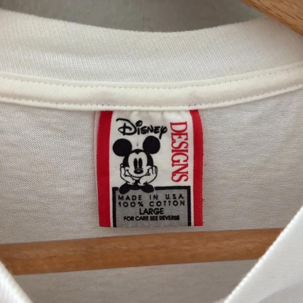 Vintage Disney Dixie Landings Resort Cream T-Shirt Mickey Mouse Tag Size Large - Image 3