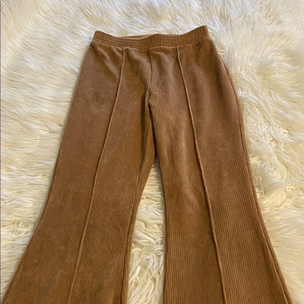 Aerie Tan Corduroy Pants size XS brand new very soft inseam  28” waist 24”elasti - Image 6