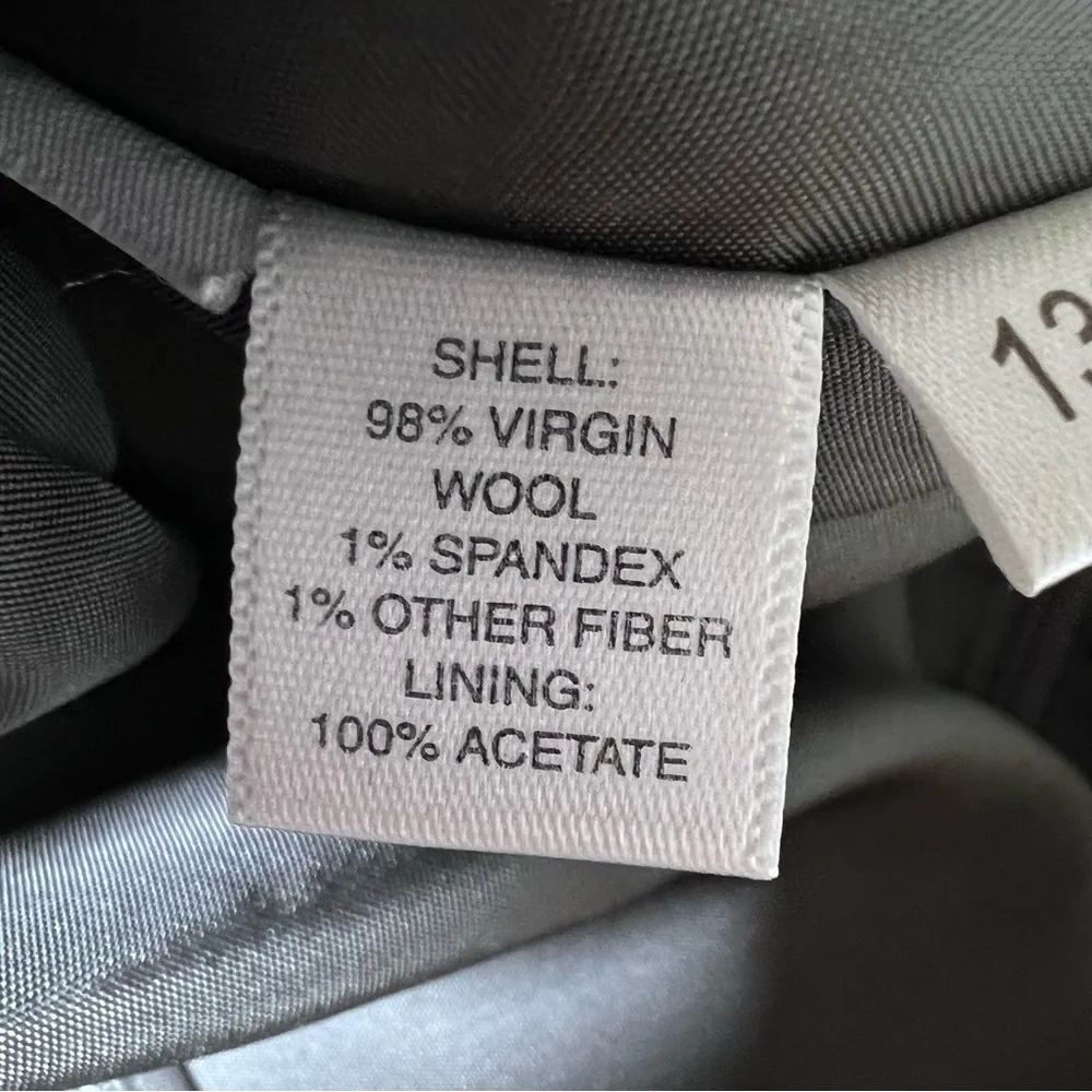 Ann Taylor Gray Virgin Wool Lined Trumpet Skirt - Image 11