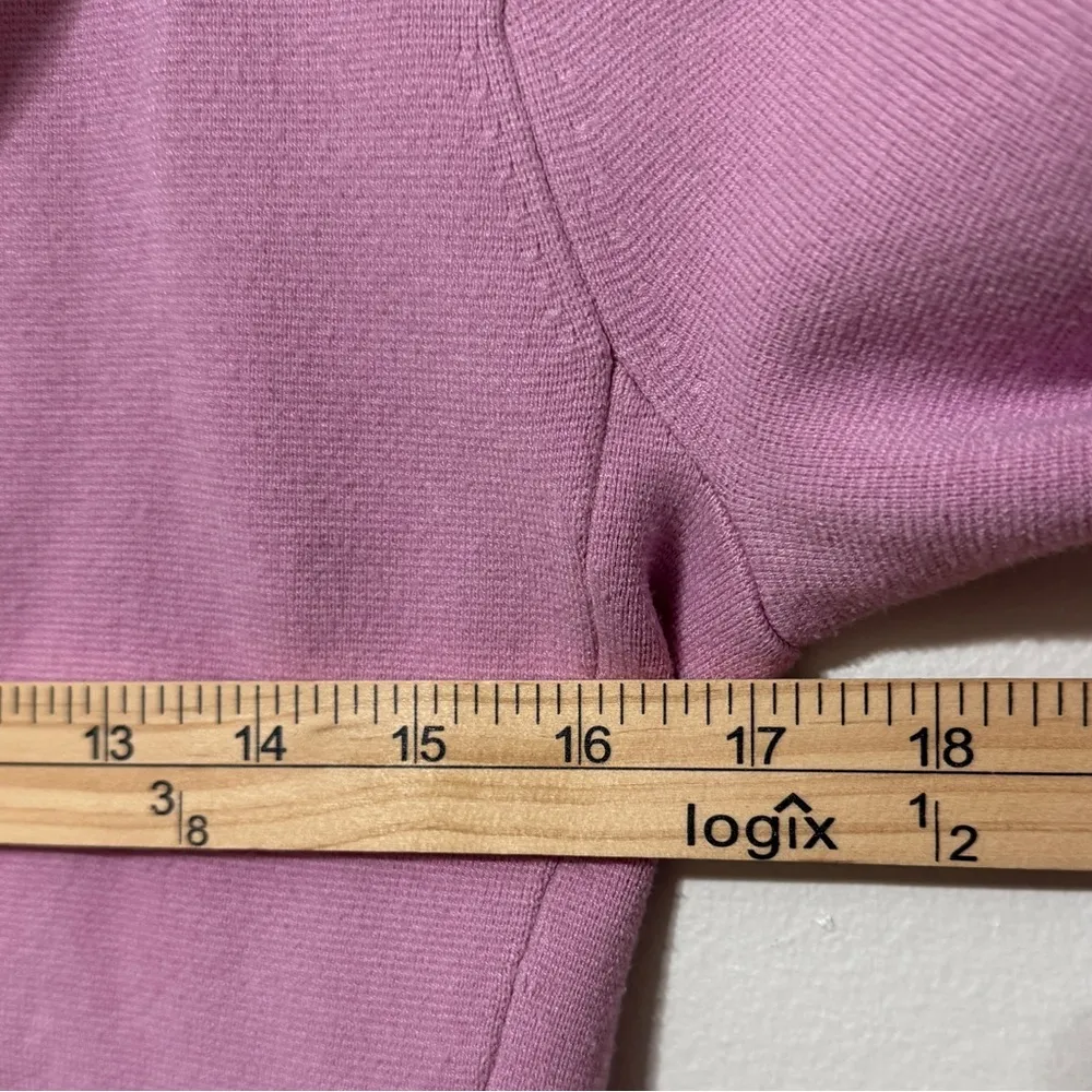 J CREW Pink Waisted Sweater Blazer Size XS Button BQ788 - Image 8