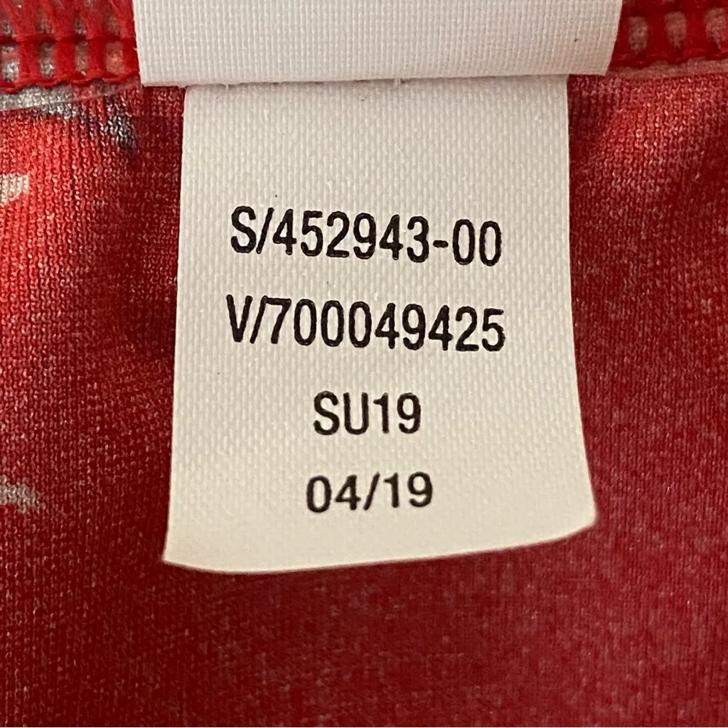 ATHLETA Aqualuxe Paradaiso Blousy Tankini Top radiant red Small NEW WITH TAGS - Image 16