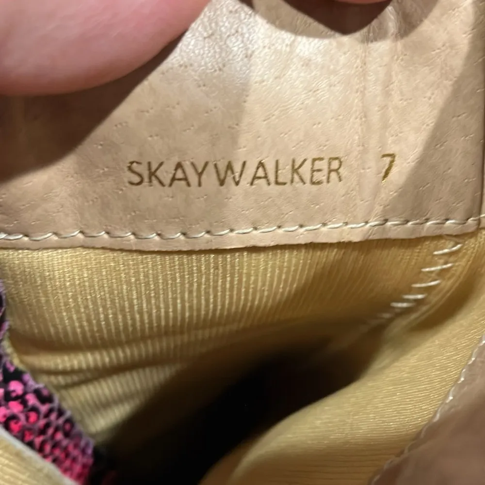 Azalea Wang skaywalker rainbow snake skin boots heeled boots women’s size 7 Pink - Image 10