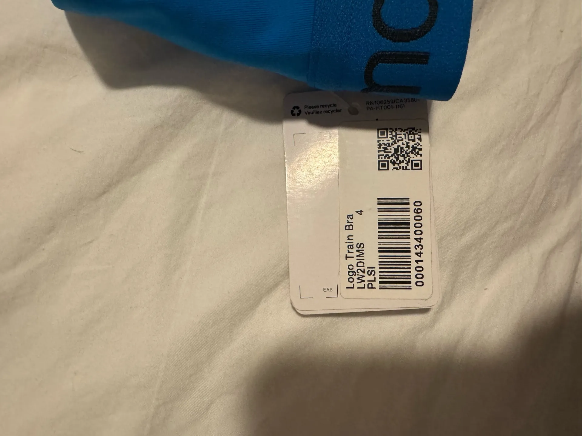 Lululemon Logo Train Bra Poolside - Image 3