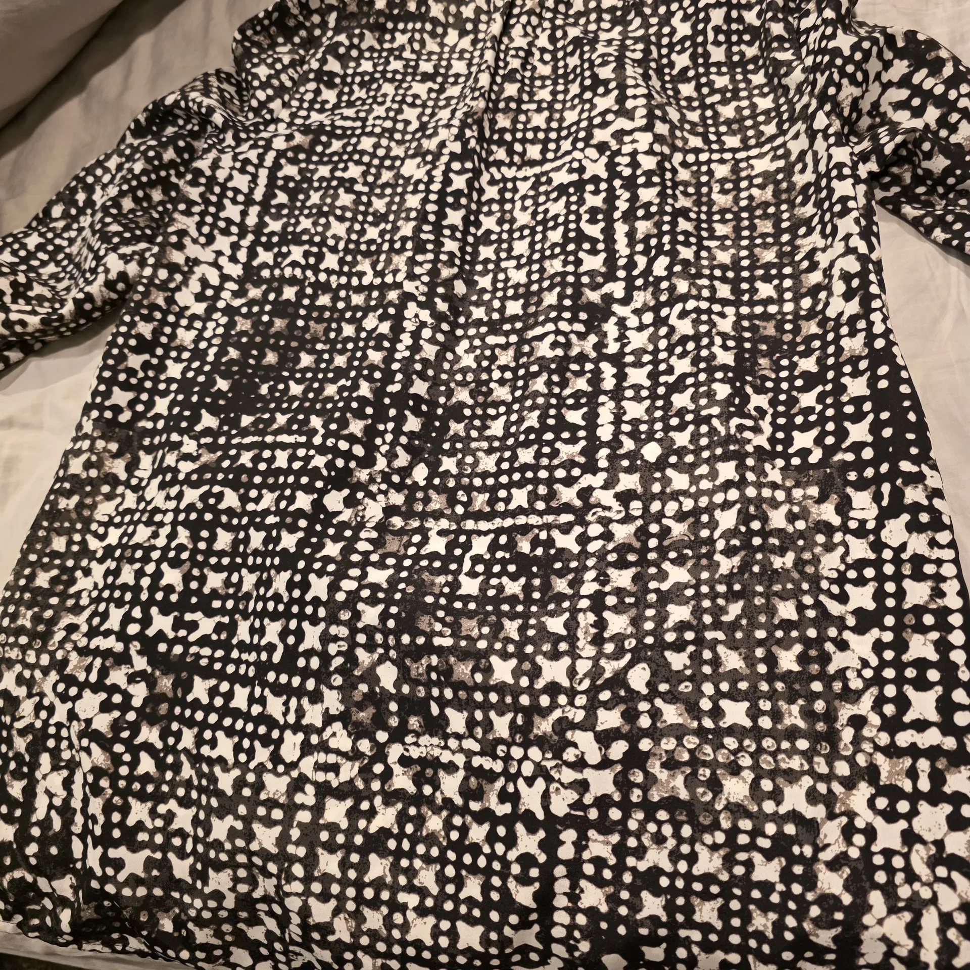Michael Kors Monochrome Patterned Blouse - Image 3