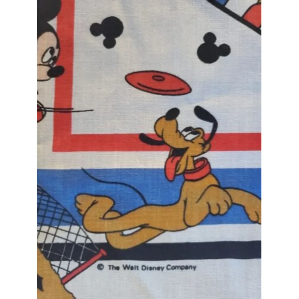 VTG J A Woronowicz‎ The Walt Disney Co. Mickey Mouse Handkerchief Bandanna - Image 3