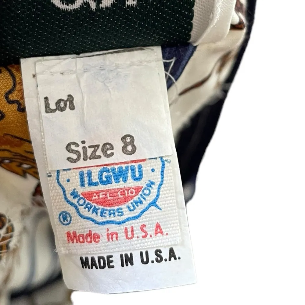 Patty O’Neil Vintage 80s Western Preppy Equestrian Mock Neck Pinafore Midi Dress - Image 8