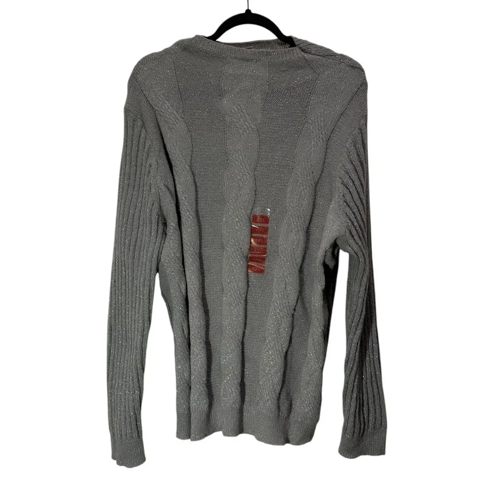 JohnPaulRichard XXL Silver Sparkle‎ Sweater - Image 7