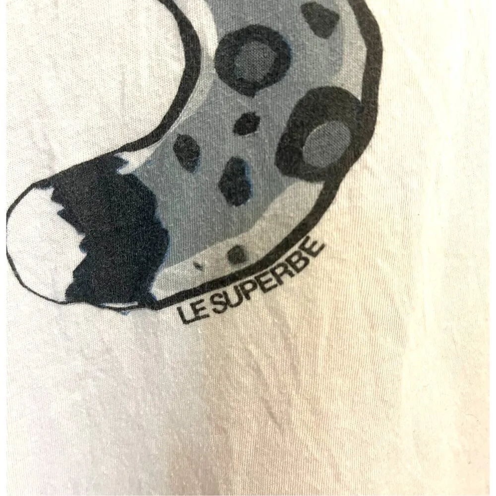 Le Superbe Painted Lil' Leopard Graphic Tee in Light Pink Cotton T - Image 8