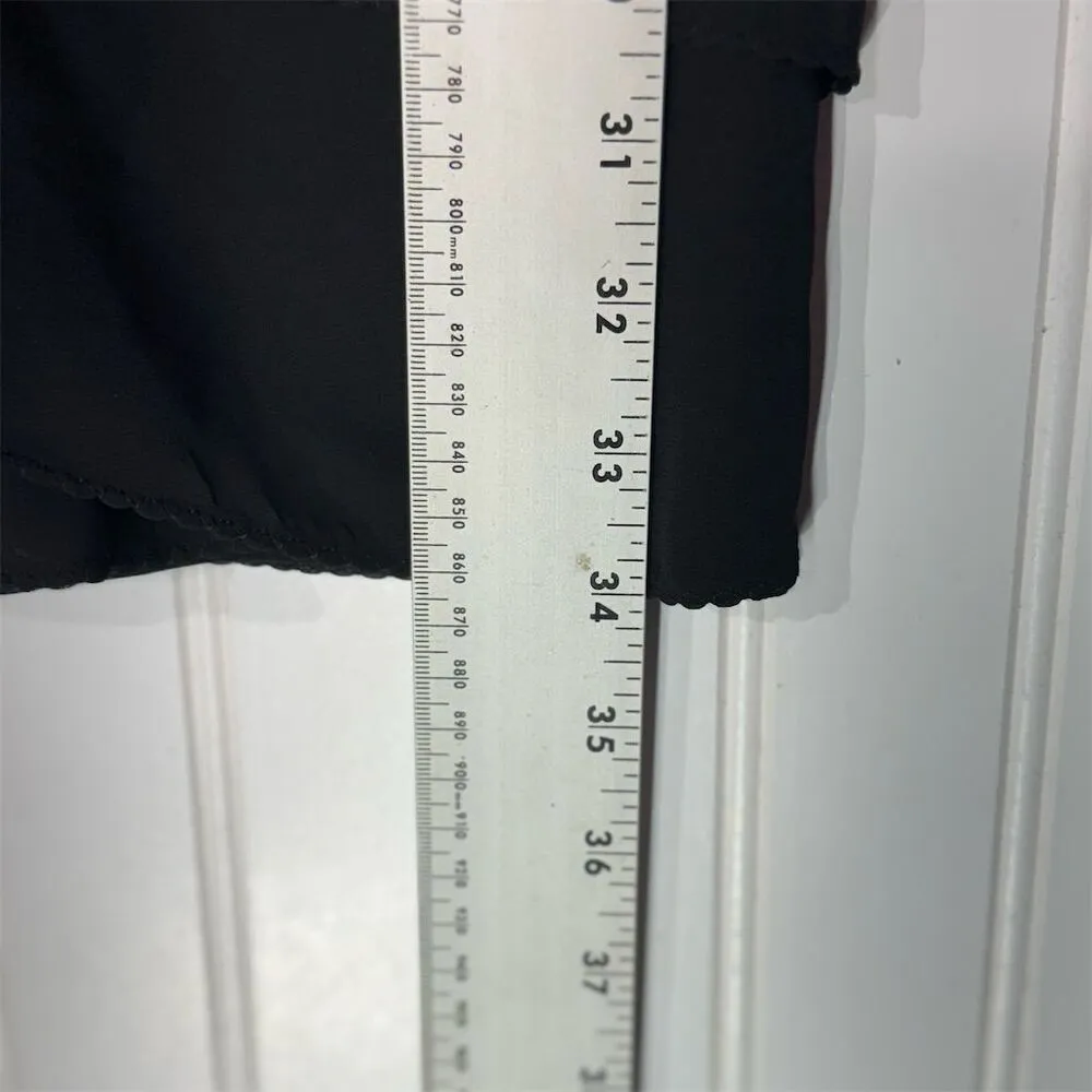 White House Black Market Tiered Ruffle Dress XS Black 3/4 Sleeve Whimsygoth - Image 6