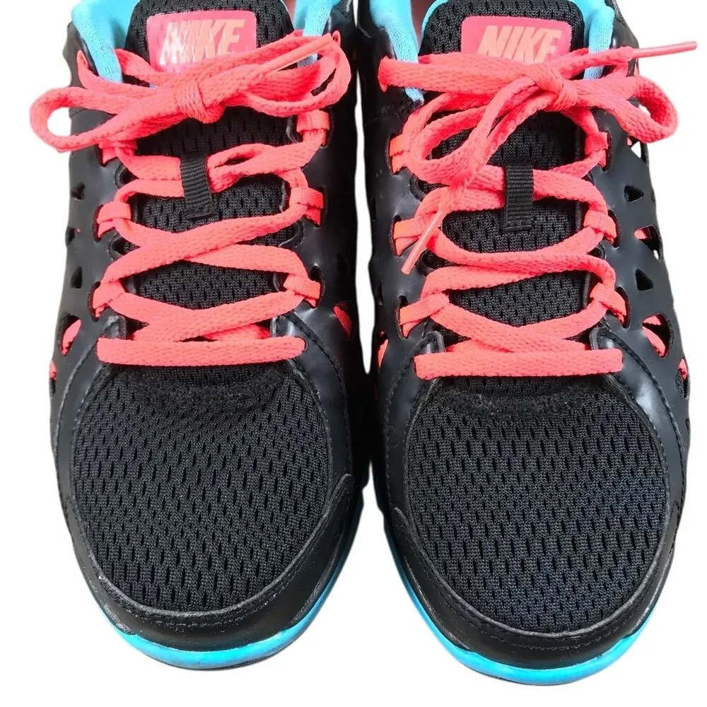 NIKE VTG Dual Fusion Sneaker Women 9.5 Black Pink Mesh Running Jogging Outdoor - Image 10