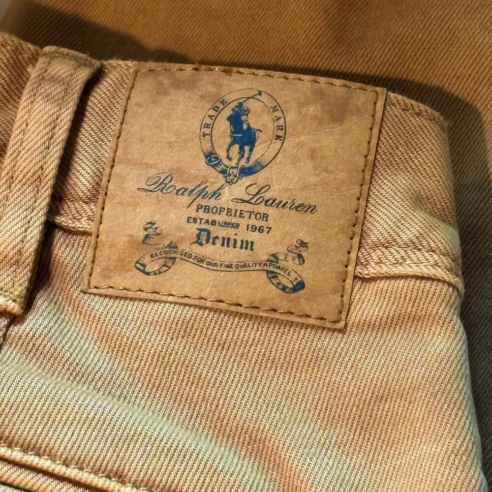 Ralph Lauren Sport Tan Equestrian Jeans - Image 3