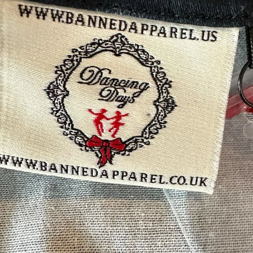 Banned Apparel Retro 50s Woodland Owl Lone Traveller Dress Medium NWT Rockabilly - Image 11