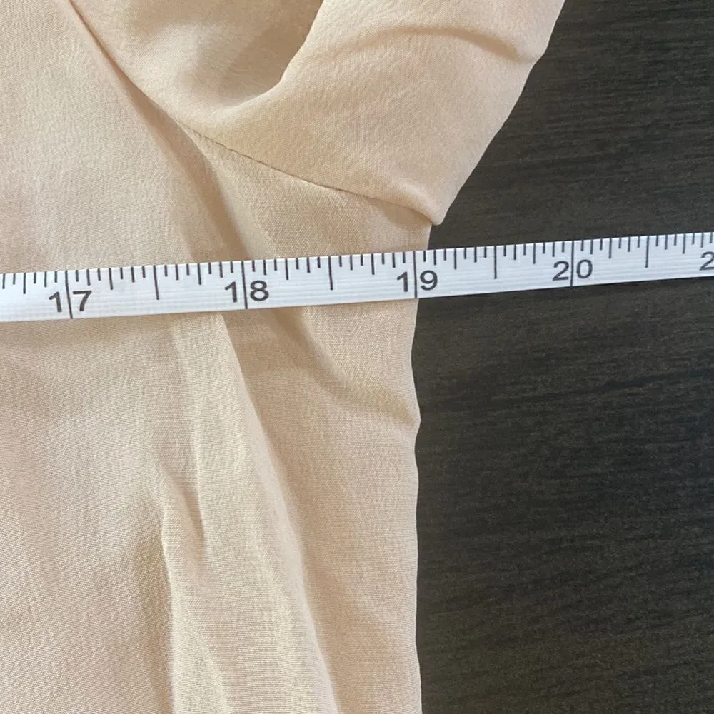 Max Studio 100% silk blush pink small blouse - Image 6