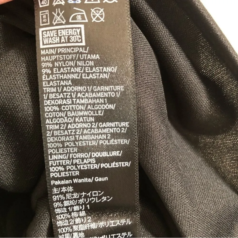 Topshop Black Lace Fitted Sleeveless Tank Racerback High Neck Mini Dress - Image 10