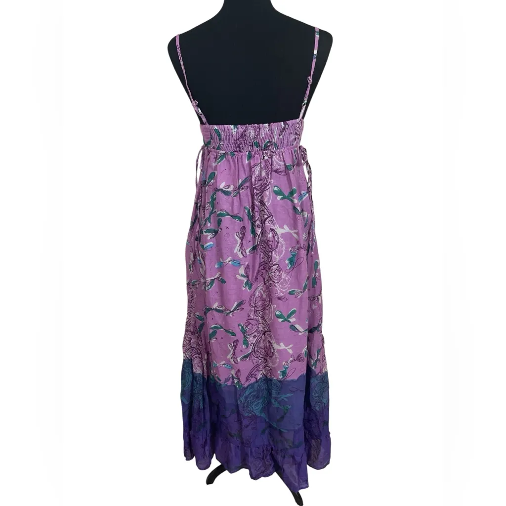 Derek Heart Purple Boho Maxi Dress - Image 5