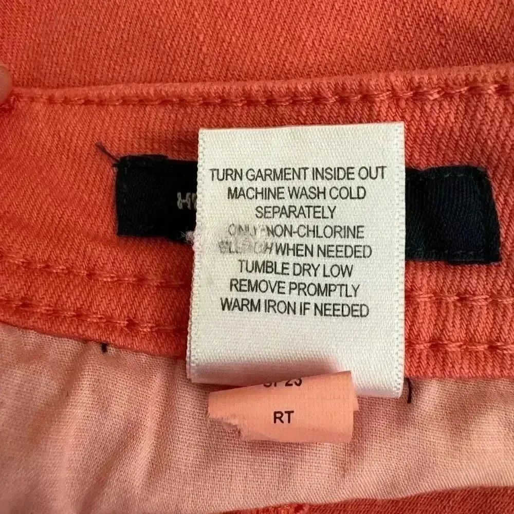 Flag & Anthem Rust Orange Cotton Blend Casual High Rise Sporty Comfy Soft Premiu Orange Size 10 - Image 9