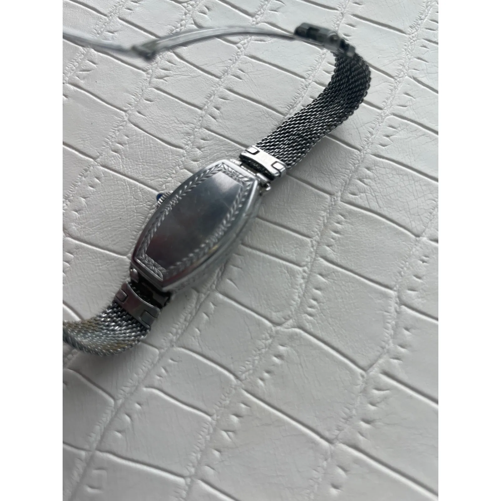 Vintage 1920s BULOVA Women's Laurel Watch Antique NOT RUNNING Sapphire Cab - Image 4