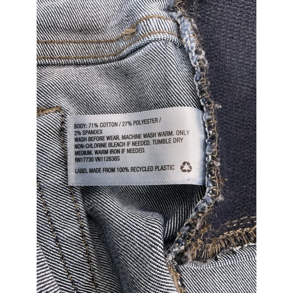 Womans Excellent Isabel Maternity Skinny Blue Jeans 14/32R Elastic Side 0059/O-2 - Image 5